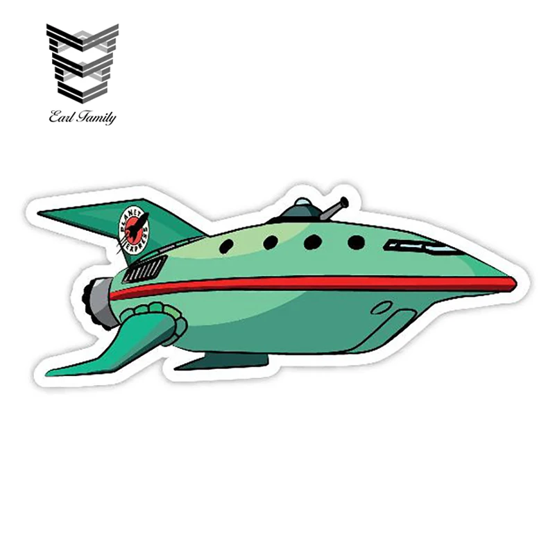 EARLFAMILY 13cm X 5.9cm Funny Planet Express Spaceship Decal Cartoon Car Styling Auto Motorcycle Decoration Graphic Car Sticker
EARLFAMILY 13cm X 5.9cm Funny Planet Express Spaceship Decal Cartoon Car Styling Auto Motorcycle Decoration Graphic Car Sticker
