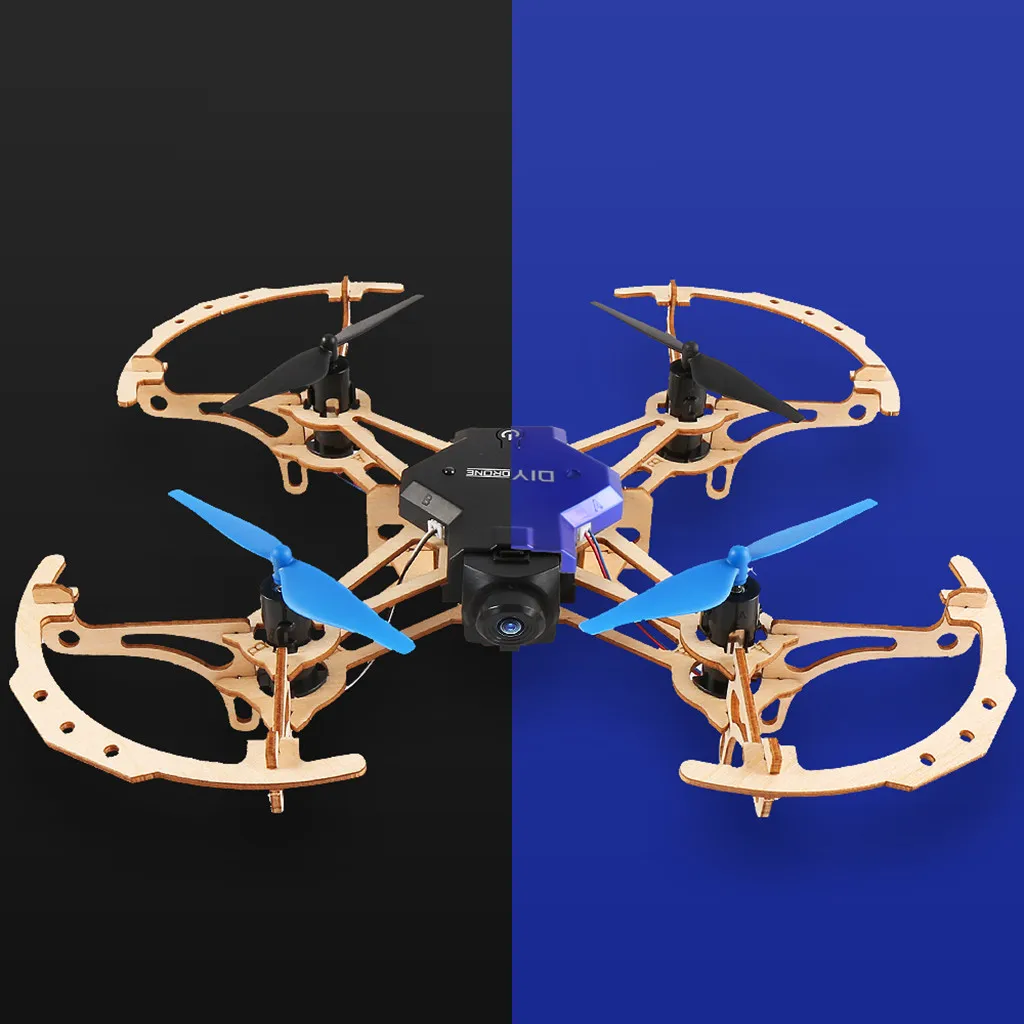 Wooden Drone With Camera ZL100 DIY Wooden Quadcopter Remote With HD Camera Video Aerial Aircraft Real-time Transmission
Wooden Drone With Camera ZL100 DIY Wooden Quadcopter Remote With HD Camera Video Aerial Aircraft Real-time Transmission