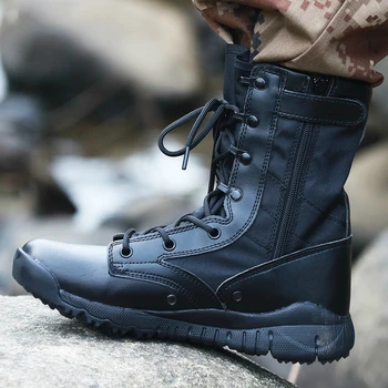 Autumn Ultra Light Men's Tactical Boots Special Forces Military Boots Male Outdoor Waterproof Non-slip Hiking Shoes Travel Shoes
Autumn Ultra Light Men's Tactical Boots Special Forces Military Boots Male Outdoor Waterproof Non-slip Hiking Shoes Travel Shoes