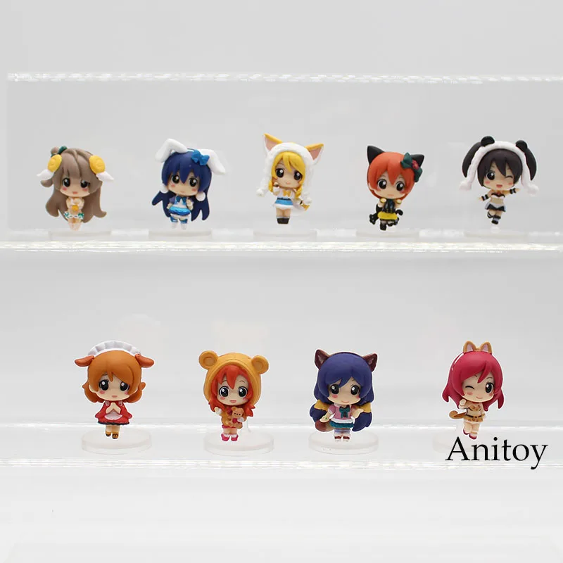 Love Live! School Idol Project 9pcs/set Yazawa Nico Kotori Minami Pendant & Nozomi Tojo PVC Action Figure Collectible Toy KT3332
Love Live! School Idol Project 9pcs/set Yazawa Nico Kotori Minami Pendant & Nozomi Tojo PVC Action Figure Collectible Toy KT3332
