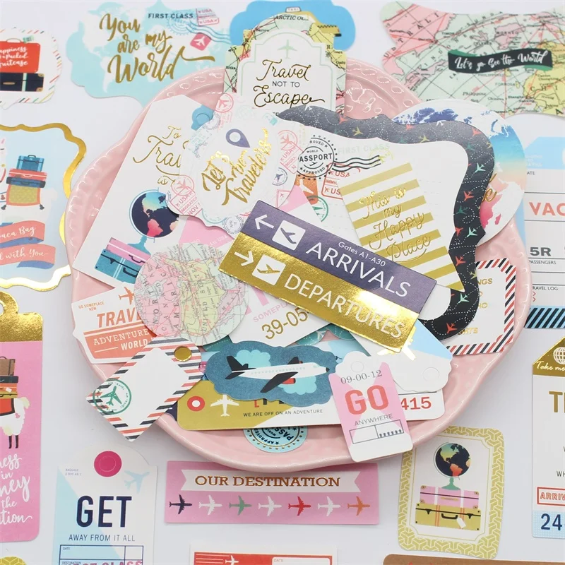 YPP CRAFT 32pcs Let's Be Travelers Paper Stickers for Scrapbooking Happy Planner/ DIY Crafts/ Card Making Decoration
YPP CRAFT 32pcs Let's Be Travelers Paper Stickers for Scrapbooking Happy Planner/ DIY Crafts/ Card Making Decoration