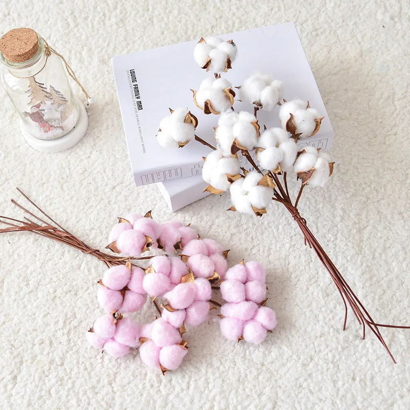 10PCS/LOT Christmas Artificial Cotton Flower Simulation Flower Tree Ornaments Wedding New Year Decorations For Home Accessories
10PCS/LOT Christmas Artificial Cotton Flower Simulation Flower Tree Ornaments Wedding New Year Decorations For Home Accessories