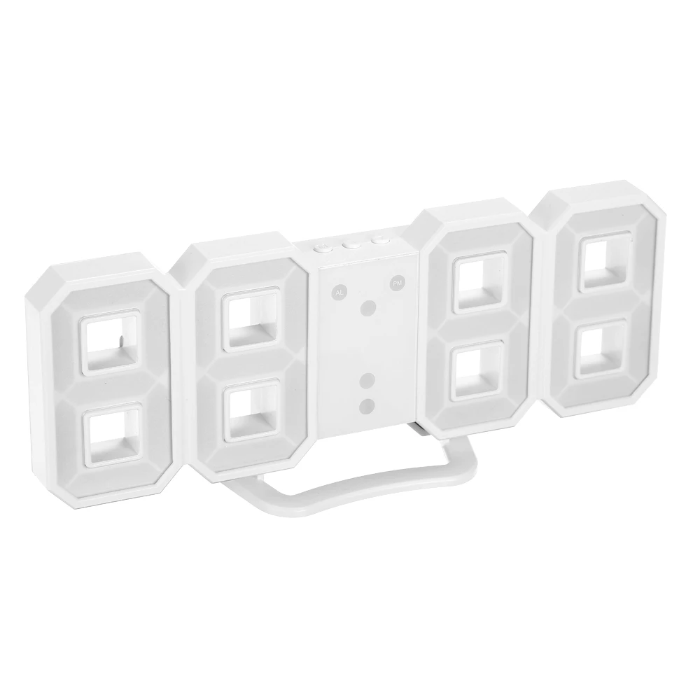 12H/24H Display Wall Clock Manual/Automatic LED Luminance Adjustable Snooze Function Desk Clock Digital LED Alarm Clock USB
12H/24H Display Wall Clock Manual/Automatic LED Luminance Adjustable Snooze Function Desk Clock Digital LED Alarm Clock USB