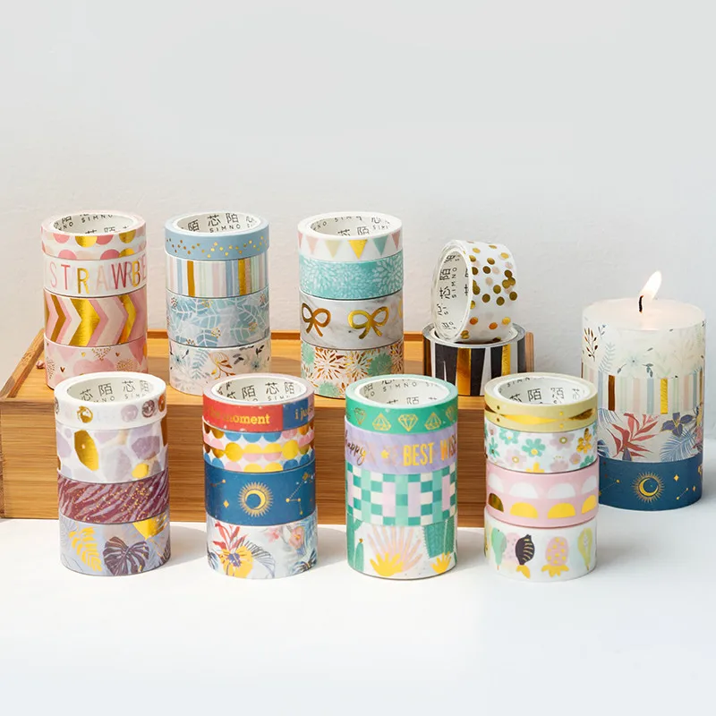 4 pcs/lot Japanese Foil paper Washi Tape Set Stationery Scrapbooking Masking Tape Flower Decoration School Supplies
4 pcs/lot Japanese Foil paper Washi Tape Set Stationery Scrapbooking Masking Tape Flower Decoration School Supplies