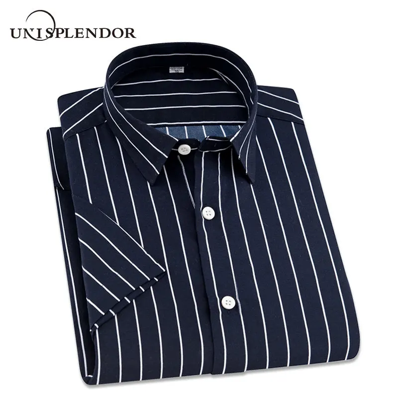 2019 Summer Branded Men Casual Shirts New Turn Down Collar Mans Short Sleeve Shirt Striped Soft Breathable Male Outwears YN10277
2019 Summer Branded Men Casual Shirts New Turn Down Collar Mans Short Sleeve Shirt Striped Soft Breathable Male Outwears YN10277