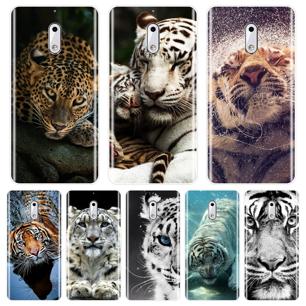 Back Cover For Nokia 1 2 3 5 6 8 Silicone Soft Tiger Leopard Panther Cool Animal Men Boys Phone Case For Nokia 7 Plus X6 Case
Back Cover For Nokia 1 2 3 5 6 8 Silicone Soft Tiger Leopard Panther Cool Animal Men Boys Phone Case For Nokia 7 Plus X6 Case