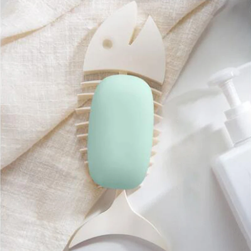 1Pcs Creative Fish Bone Shape Silicone Soap Box Bathroom Drain Soap Dish Stylish Bathroom Soap Holder Home Accessorise
1Pcs Creative Fish Bone Shape Silicone Soap Box Bathroom Drain Soap Dish Stylish Bathroom Soap Holder Home Accessorise