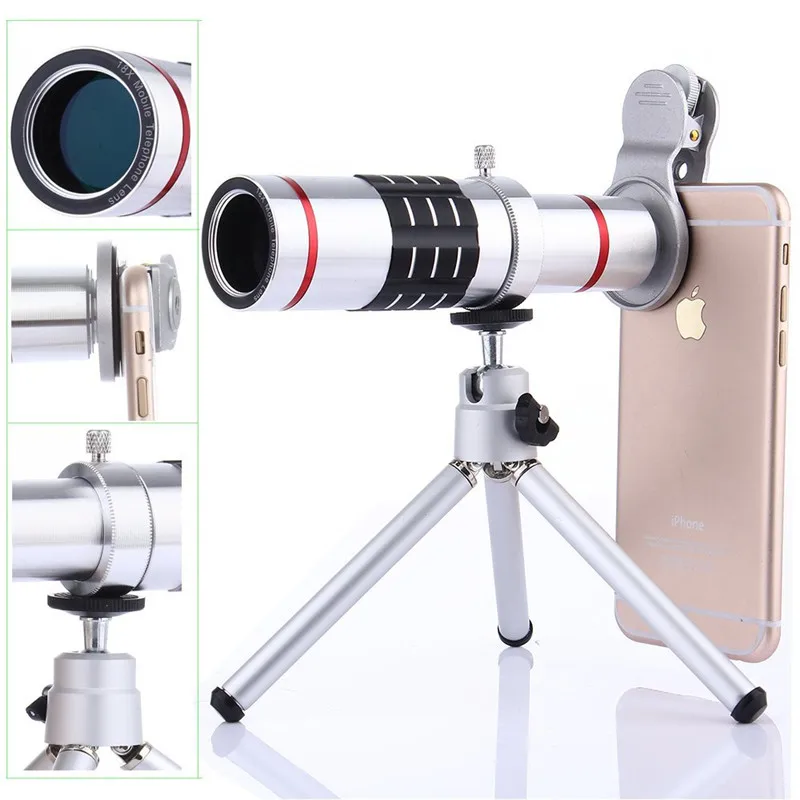 Telescope Lens 7in1 Camera Photo Universal Clips 18X Optical Zoom Lente+Bluetooth Shutter+Telephoto Lenses For iPhone Smartphone
Telescope Lens 7in1 Camera Photo Universal Clips 18X Optical Zoom Lente+Bluetooth Shutter+Telephoto Lenses For iPhone Smartphone