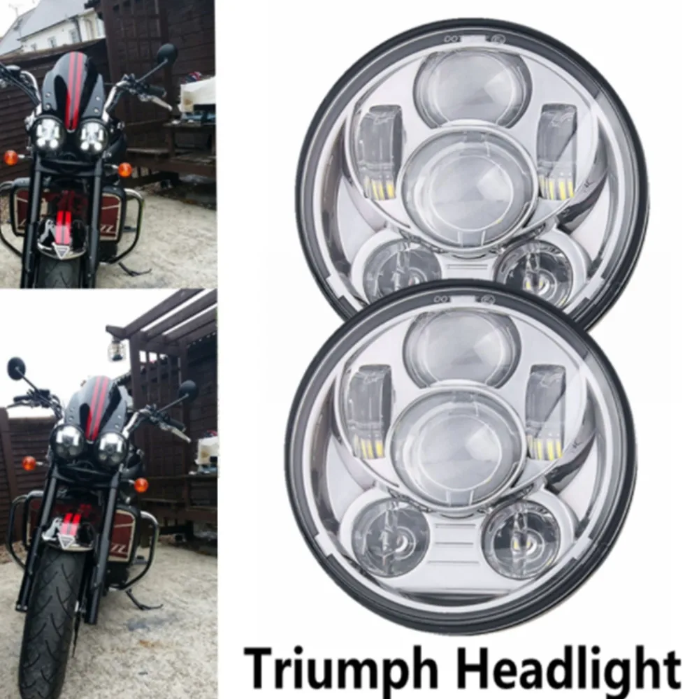 DOT SAE E9 Emarked 5.75" Inch Led Headlight For Triumph Speed/Street Triple, Thunderbird, Rocket 3 (2pcs)
DOT SAE E9 Emarked 5.75" Inch Led Headlight For Triumph Speed/Street Triple, Thunderbird, Rocket 3 (2pcs)