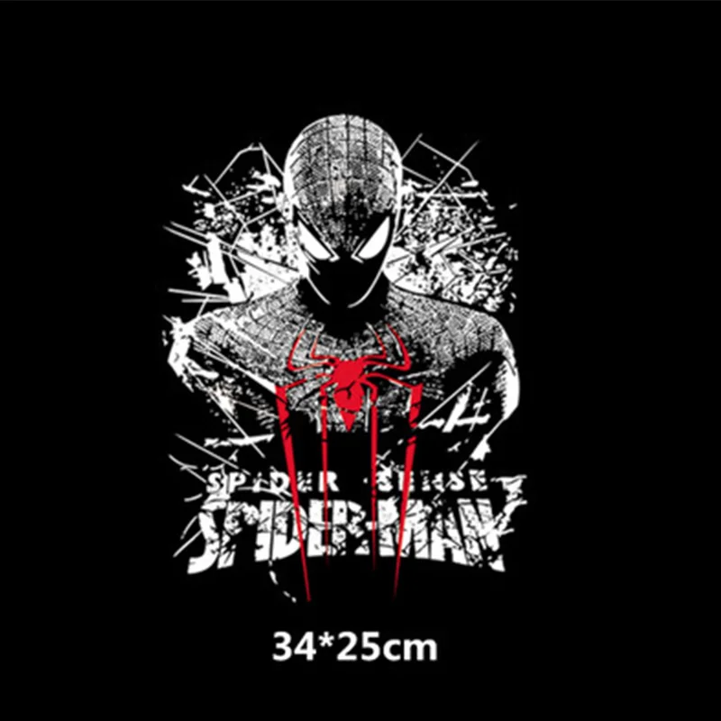 Patch for clothing Big size Spiderman badge stickers iron on patch T-shirt Sweater thermal transfer paper
Patch for clothing Big size Spiderman badge stickers iron on patch T-shirt Sweater thermal transfer paper