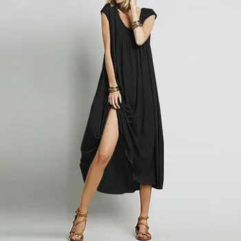 Women Summer Dress Lose Long Shirt Tops Baggy Tunika Boho Party Maxi Dress Unique Summer Dress 2019 Vestidos De Verano
Women Summer Dress Lose Long Shirt Tops Baggy Tunika Boho Party Maxi Dress Unique Summer Dress 2019 Vestidos De Verano