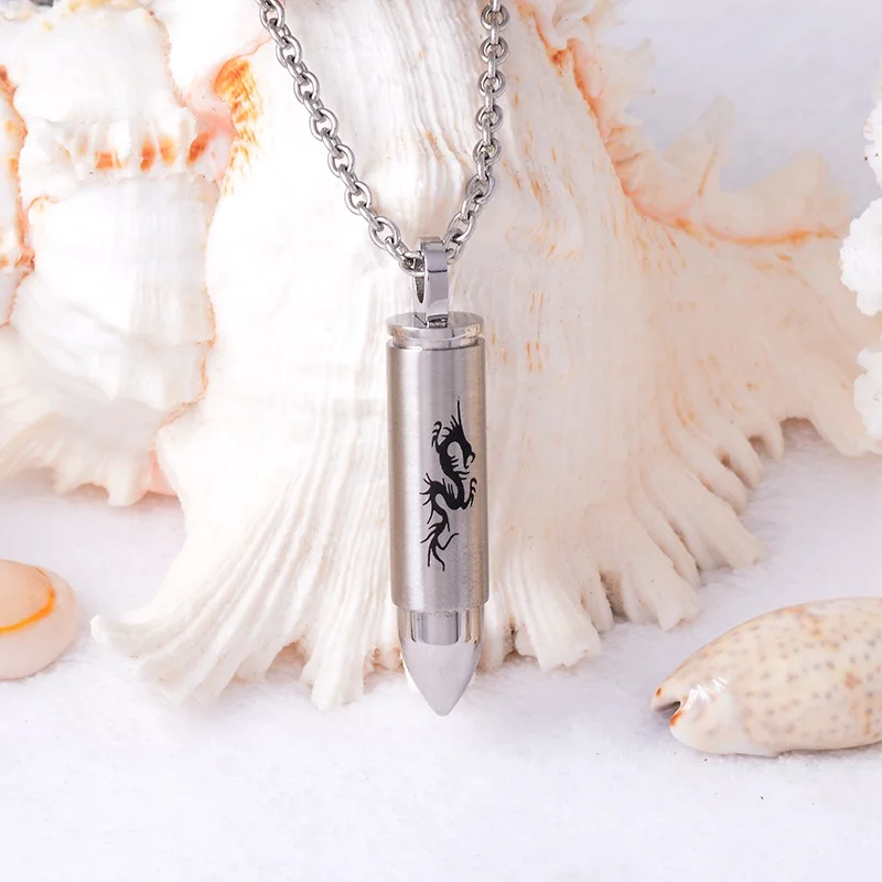 IJD2063 Wholesale Cheap Polished Stainless Steel Detachable Cremation Urn Bullet Pendant Necklace
IJD2063 Wholesale Cheap Polished Stainless Steel Detachable Cremation Urn Bullet Pendant Necklace