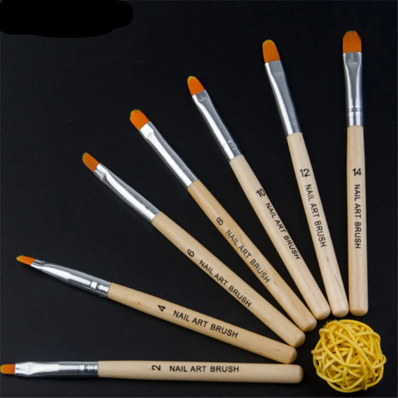 7pcs/lot Dropship Wooden Nail Art Top Acrylic Poly UV Gel Extension Coating Builder Flower Painting Drawing Brush Tools Set
7pcs/lot Dropship Wooden Nail Art Top Acrylic Poly UV Gel Extension Coating Builder Flower Painting Drawing Brush Tools Set