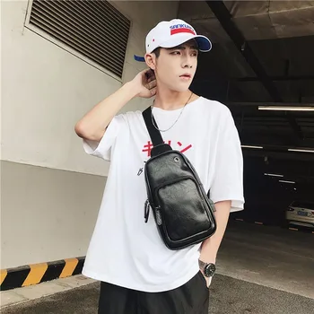 Men PU Leather Chest Sling Bag Shoulder Cross Body Zipper DayPack Travel Cycling Satchel With Headphone Hole & USB Charging Port
Men PU Leather Chest Sling Bag Shoulder Cross Body Zipper DayPack Travel Cycling Satchel With Headphone Hole & USB Charging Port