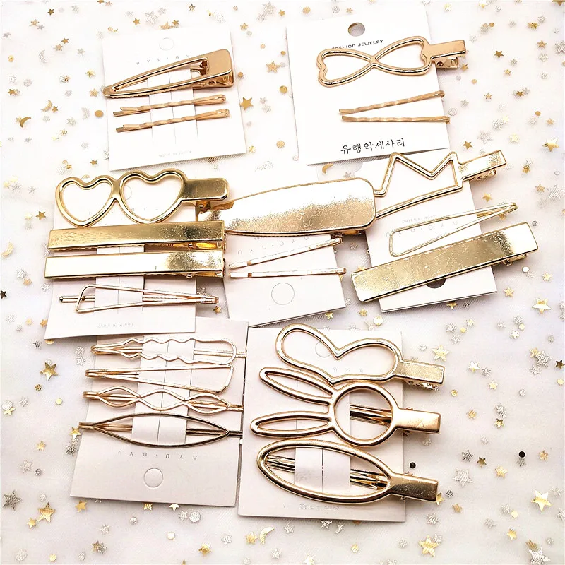 3Pcs/Set korea Fashion Women Girls Metal Geometric Hair Clips Natural Stone Hairpins Barrettes Wedding Hair Clip Accessories
3Pcs/Set korea Fashion Women Girls Metal Geometric Hair Clips Natural Stone Hairpins Barrettes Wedding Hair Clip Accessories