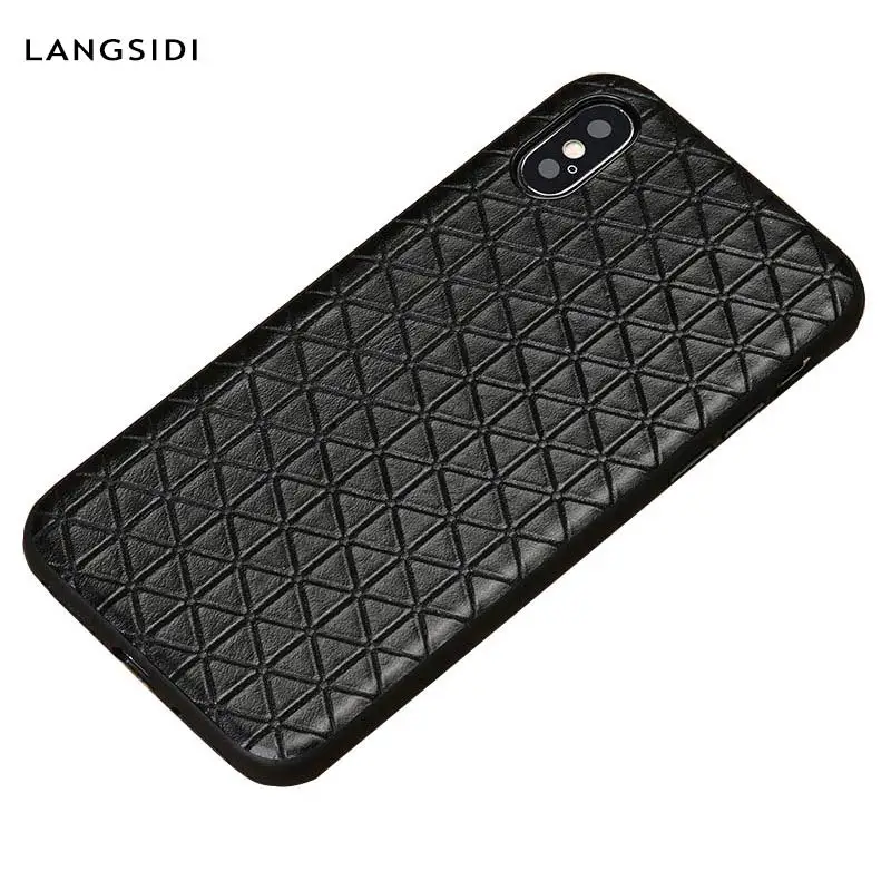 LANGSIDI Genuine Leather Case for iphone x Case TPU Silicon Protection Custom Fit for iphone 6s 7 plus Anti-knock Leather Cover
LANGSIDI Genuine Leather Case for iphone x Case TPU Silicon Protection Custom Fit for iphone 6s 7 plus Anti-knock Leather Cover
