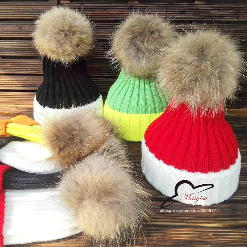 15cm real fur pom pom ball Winter Brand Colorful Snow Caps Wool Knitted Beanie Hat Fur Pom Poms For Women Men Skullies Cap
15cm real fur pom pom ball Winter Brand Colorful Snow Caps Wool Knitted Beanie Hat Fur Pom Poms For Women Men Skullies Cap