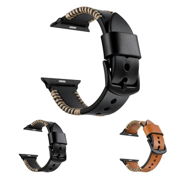 elenxs Replacement for iWatch 1/2/3/4 String Pattern Wristband Leather Wrist Strap Sports Watch Accessory
elenxs Replacement for iWatch 1/2/3/4 String Pattern Wristband Leather Wrist Strap Sports Watch Accessory