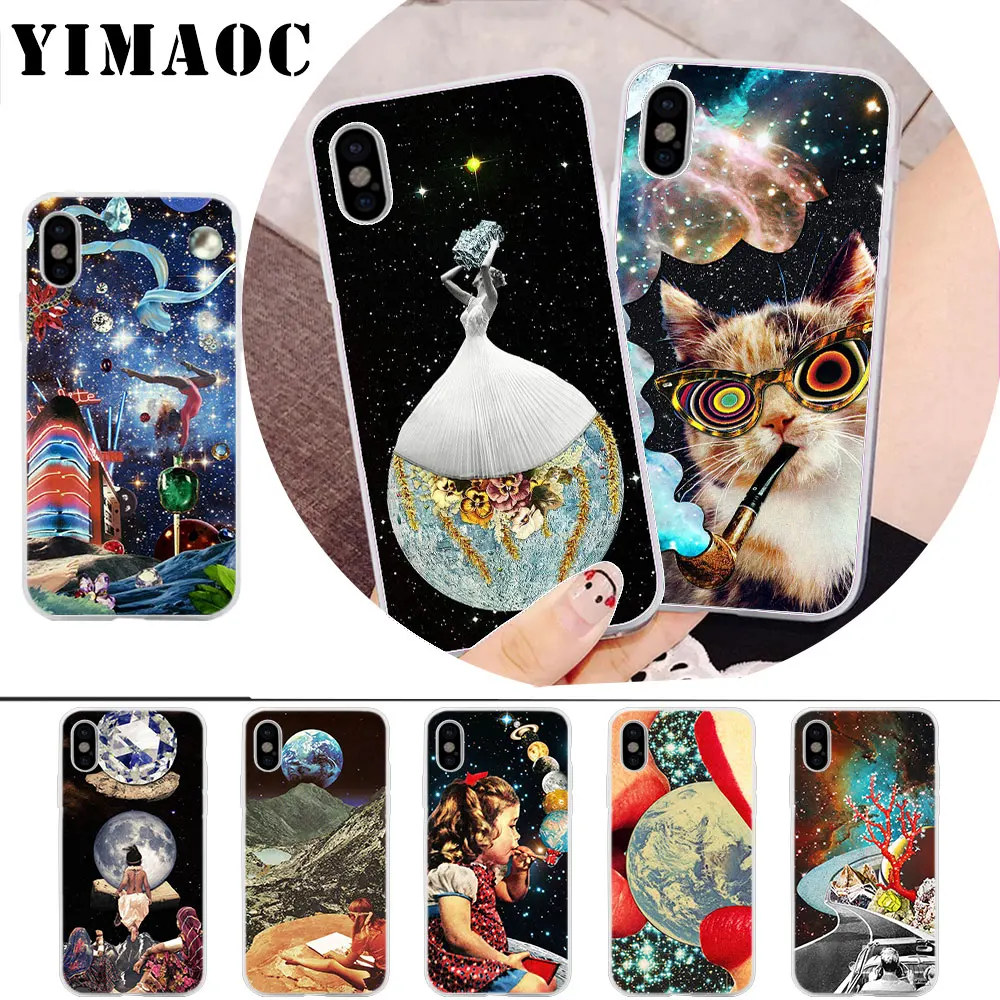 YIMAOC Trippy Art aesthetic Space astronaut Soft Silicone Case for iPhone X r s Xr Xs Max 8 7 6S 6 Plus 5 5s SE
YIMAOC Trippy Art aesthetic Space astronaut Soft Silicone Case for iPhone X r s Xr Xs Max 8 7 6S 6 Plus 5 5s SE