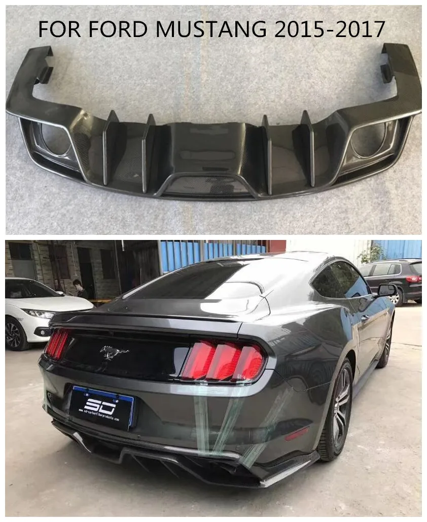 Carbon Fiber CAR REAR BUMPER LIP SPOILER CAR REAR DIFFUSER COVER FIT FOR FORD MUSTANG 2015 2016 2017
Carbon Fiber CAR REAR BUMPER LIP SPOILER CAR REAR DIFFUSER COVER FIT FOR FORD MUSTANG 2015 2016 2017