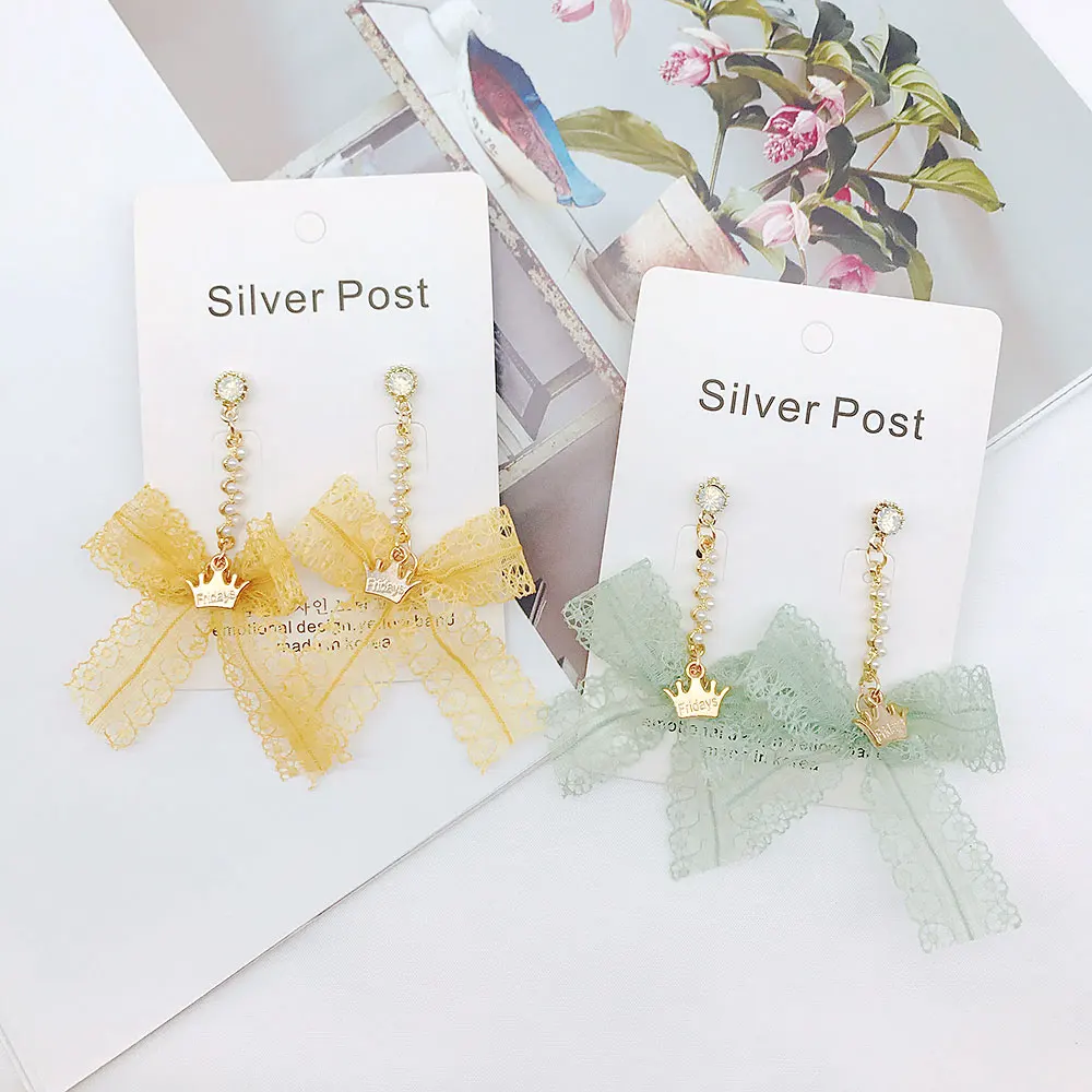 New Trendy Drop Earrings Geometric Earings Fashion Jewelry Simulated-pear LaceBow Knot Earrings for Women Simple Brincos
New Trendy Drop Earrings Geometric Earings Fashion Jewelry Simulated-pear LaceBow Knot Earrings for Women Simple Brincos