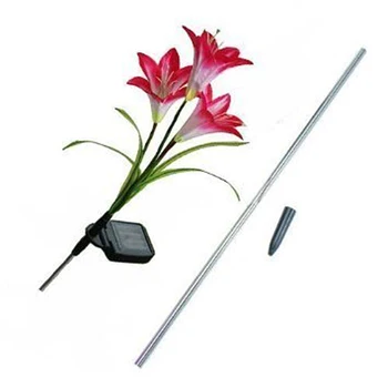 BIFI-Solar Powered Energy Saving LED Color Changing Red Lily 4X Flowers Garden Light Lawn Lamp Waterproof
BIFI-Solar Powered Energy Saving LED Color Changing Red Lily 4X Flowers Garden Light Lawn Lamp Waterproof