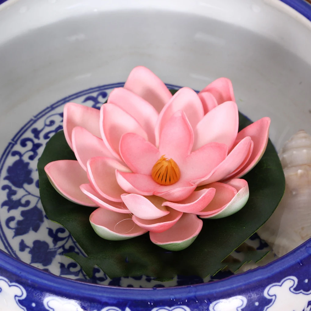 1pcs Floating Lotus Artificial Flower Water Lily Artificial Flowers PE Fake Flower Home Wedding Decorative Simulation Flowers
1pcs Floating Lotus Artificial Flower Water Lily Artificial Flowers PE Fake Flower Home Wedding Decorative Simulation Flowers