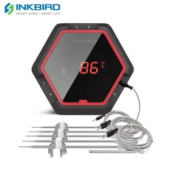 Inkbird IBT-6XS Red Digital Thermometer Bluetooth Wireless BBQ Thermometer With Six Probes Free APP and USB Rechargable Battery
Inkbird IBT-6XS Red Digital Thermometer Bluetooth Wireless BBQ Thermometer With Six Probes Free APP and USB Rechargable Battery