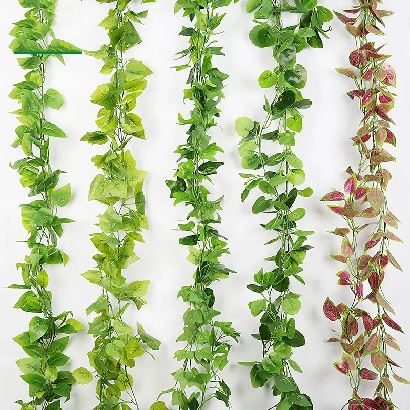 220CM Artificial Plants Long Green Leaf Ivy Vine for Home Wedding Decoration DIY Hanging Garland Artificial Flowers Christmas
220CM Artificial Plants Long Green Leaf Ivy Vine for Home Wedding Decoration DIY Hanging Garland Artificial Flowers Christmas