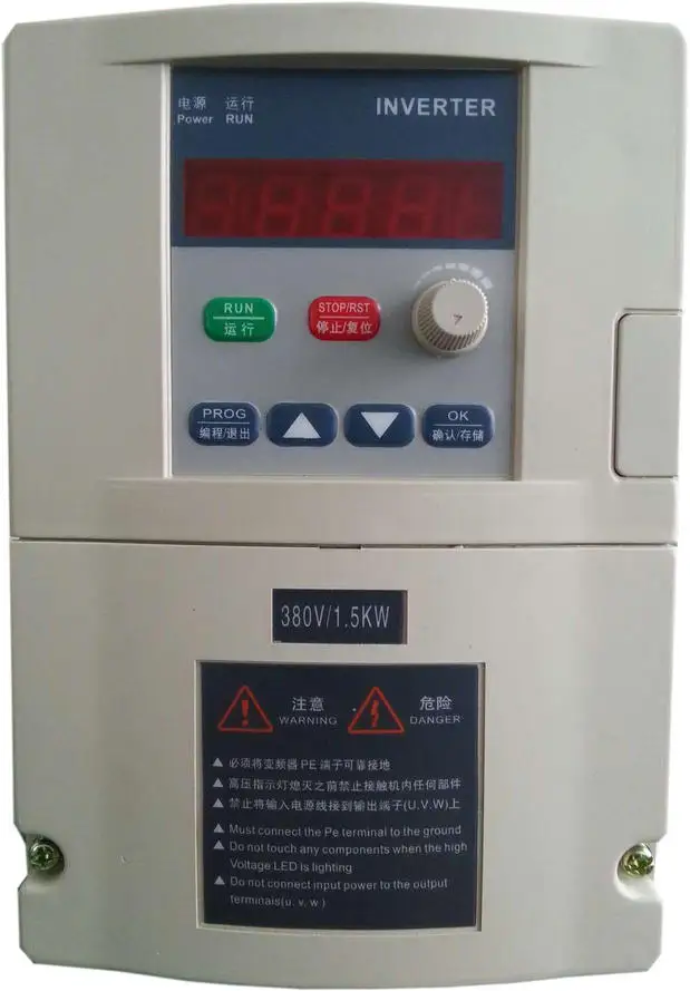 Frequency converter single phase 1.5kw 220v household electric three phase 380v
Frequency converter single phase 1.5kw 220v household electric three phase 380v