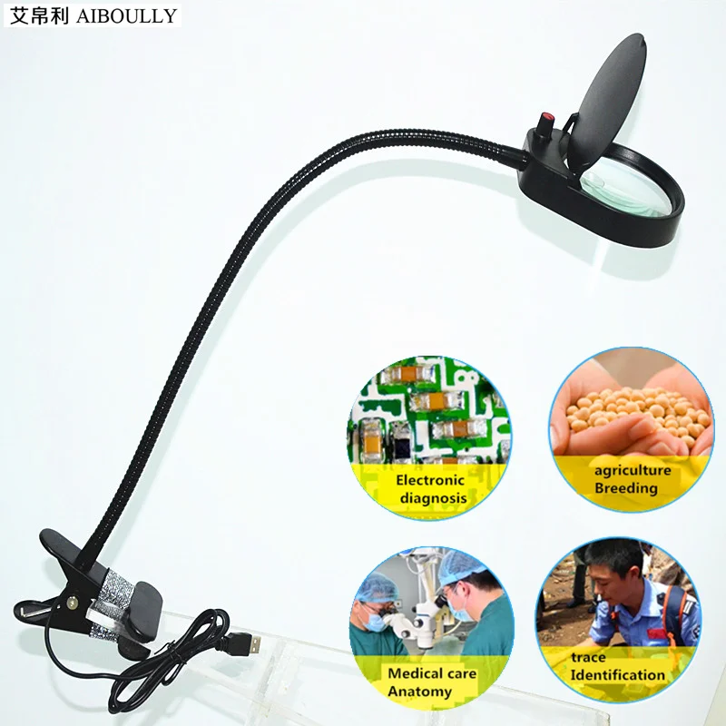 10 times the size of 3 times the size of the lens dust cover with LED lights folder magnifying glass reading maintenance tools
10 times the size of 3 times the size of the lens dust cover with LED lights folder magnifying glass reading maintenance tools