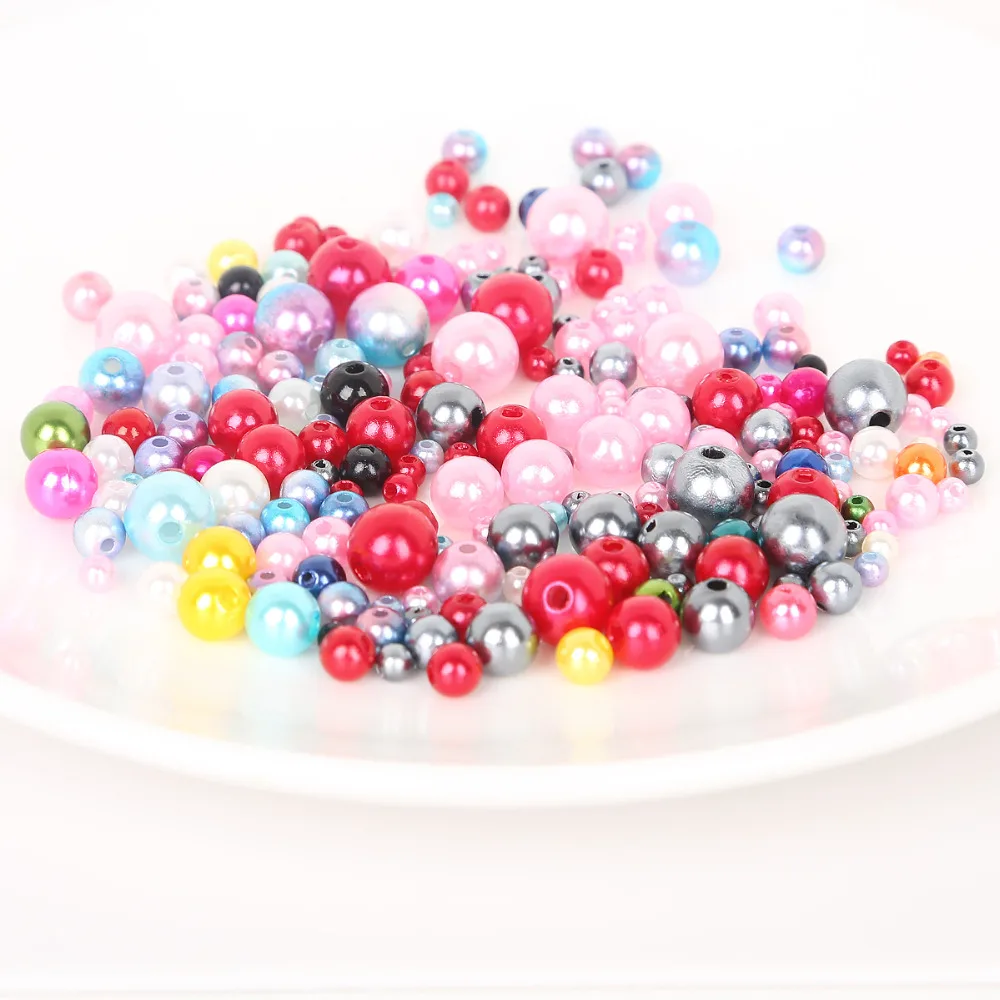 350pcs 4mm-10mm Mixed Color Imitation ABS Pearl Beads Loose Beads For Craft Scrapbook Decoration DIY Sewing Accessories
350pcs 4mm-10mm Mixed Color Imitation ABS Pearl Beads Loose Beads For Craft Scrapbook Decoration DIY Sewing Accessories