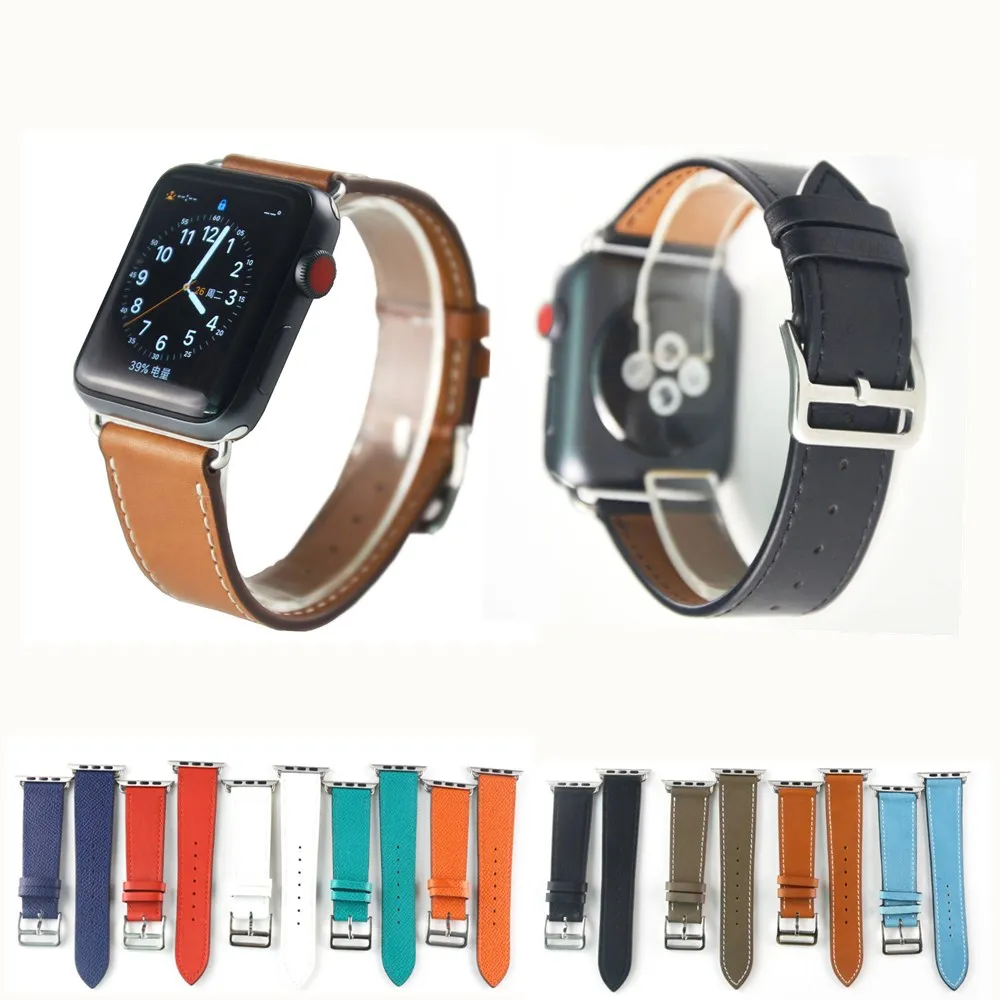 Cow Leather Wrist Bracelet For Apple Watch Band 38mm/42mm/40mm/44mm Classic Strap Replacement Accessories For iWatch 1/2/3/4
Cow Leather Wrist Bracelet For Apple Watch Band 38mm/42mm/40mm/44mm Classic Strap Replacement Accessories For iWatch 1/2/3/4