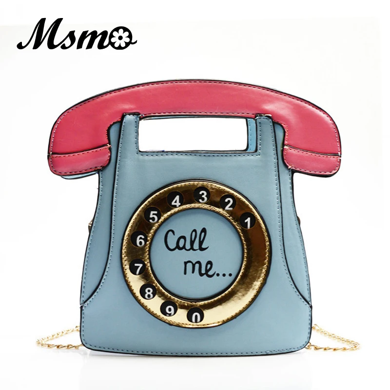 MSMO phone shape bag funny bag women's leather handbags telephone shaped brand designer cute bag mini crossbody bags personality
MSMO phone shape bag funny bag women's leather handbags telephone shaped brand designer cute bag mini crossbody bags personality