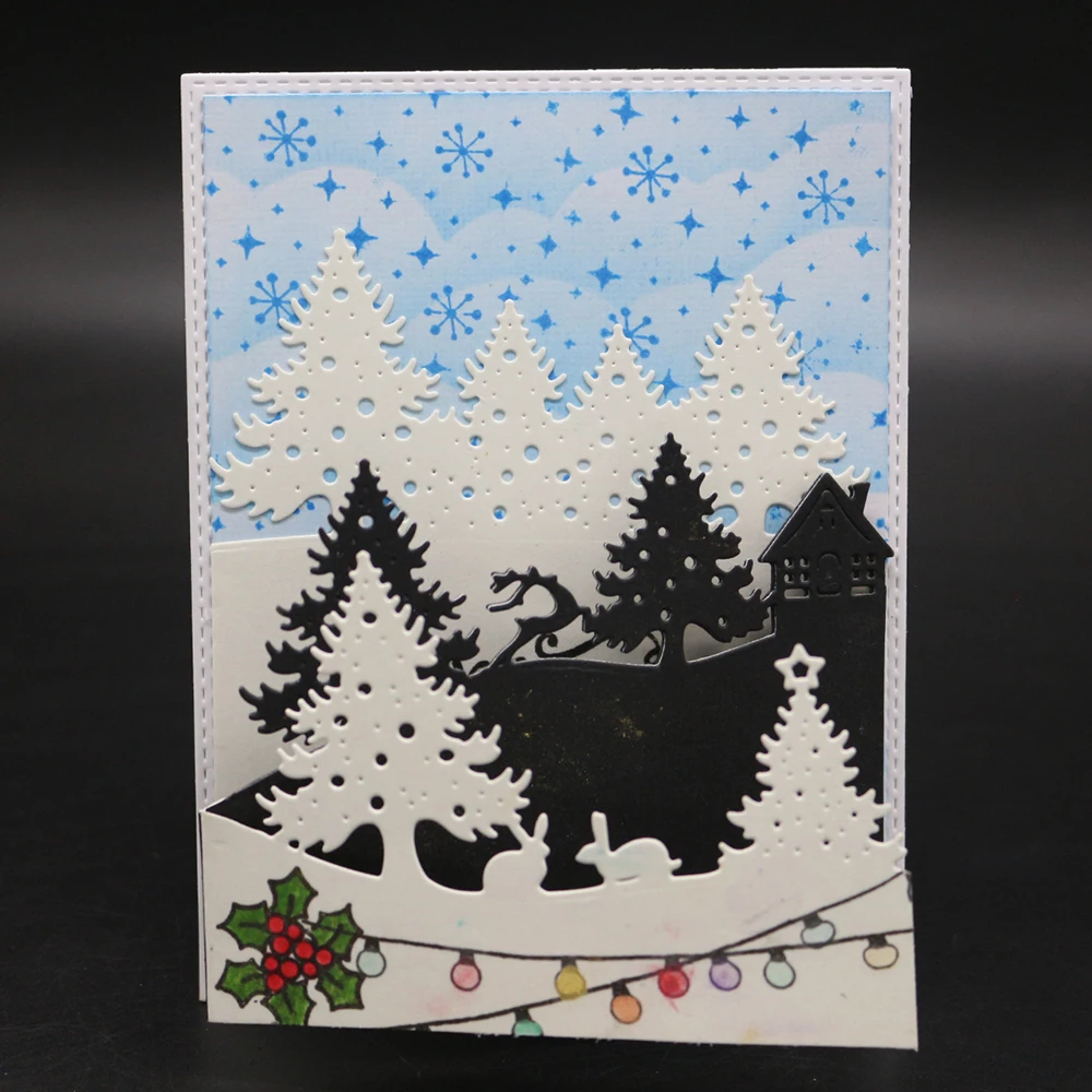 3Pcs/set tree landscape metal cutting Dies Scrapbooking Craft Die Cut create decor Emboss paper card make Stencil 10X5.1CM
3Pcs/set tree landscape metal cutting Dies Scrapbooking Craft Die Cut create decor Emboss paper card make Stencil 10X5.1CM