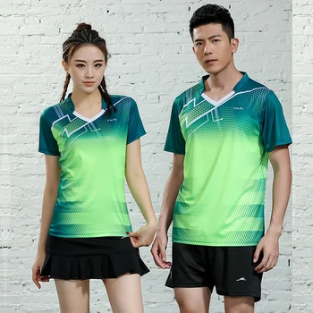 2019 new Men & women badminton jersey sports badminton training suit short-sleeved shuttlecock shirt table tennis Tops
2019 new Men & women badminton jersey sports badminton training suit short-sleeved shuttlecock shirt table tennis Tops