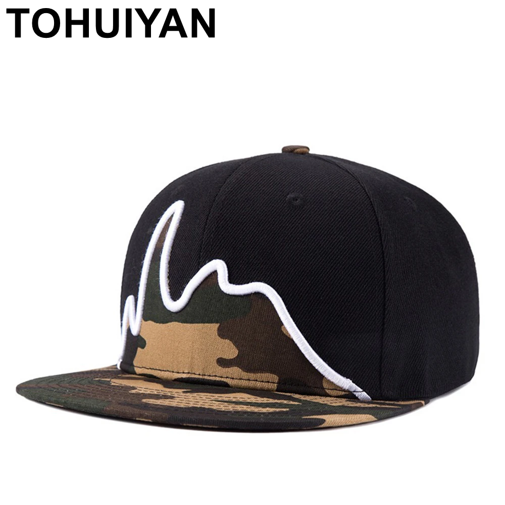 TOHUIYAN Camouflage Gorras Snapback Cap Mens Street Dancing Hip Hop Chapeau Hat Brand Fashion Adjustable Casquette Baseball Caps
TOHUIYAN Camouflage Gorras Snapback Cap Mens Street Dancing Hip Hop Chapeau Hat Brand Fashion Adjustable Casquette Baseball Caps