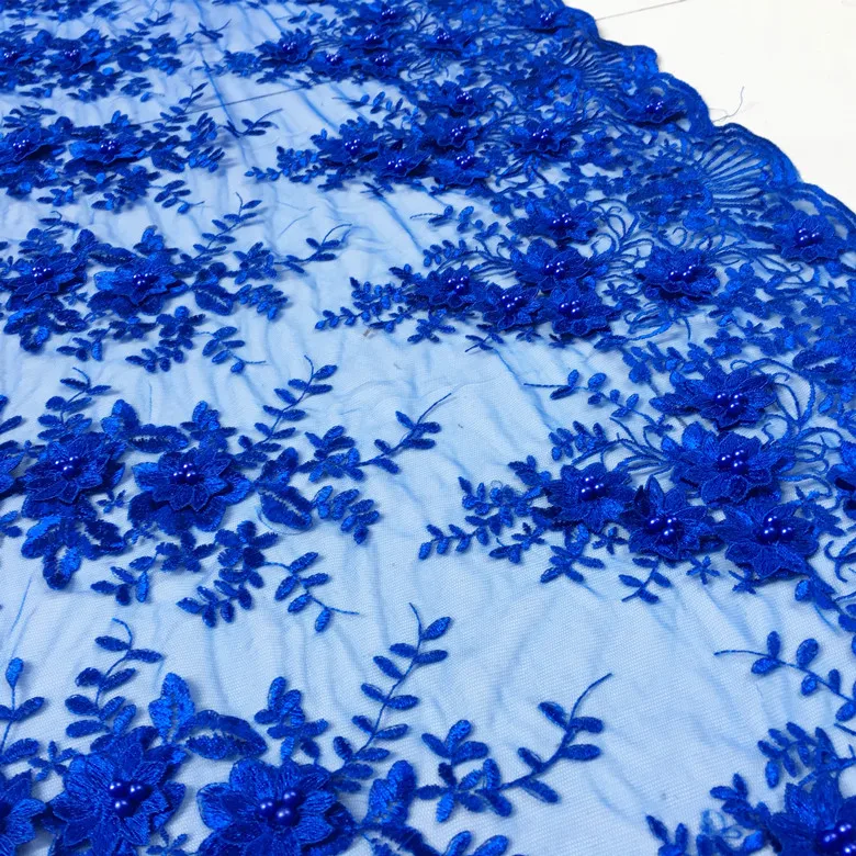1 Yard Royal blue 3d appliqued beading lace fabric 2019 NEW! Embroidery tulle mesh women gowns dresses making lace beautiful!
1 Yard Royal blue 3d appliqued beading lace fabric 2019 NEW! Embroidery tulle mesh women gowns dresses making lace beautiful!