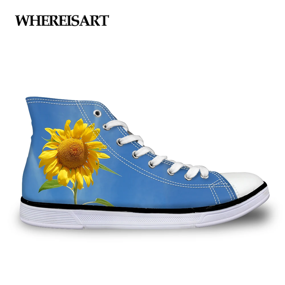 WHEREISART Fashion Autumn Floral Design Casual Vulcanized Shoes Woman High Top Lace-up Casual Canvas Shoes for Women Ladies
WHEREISART Fashion Autumn Floral Design Casual Vulcanized Shoes Woman High Top Lace-up Casual Canvas Shoes for Women Ladies