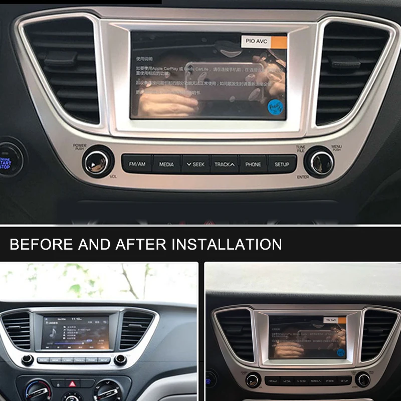 Car Accessories Central Console GPS Navigation Cover Trim ABS Matte 1pcs For Hyundai Verna Accent Solaris 2018
Car Accessories Central Console GPS Navigation Cover Trim ABS Matte 1pcs For Hyundai Verna Accent Solaris 2018