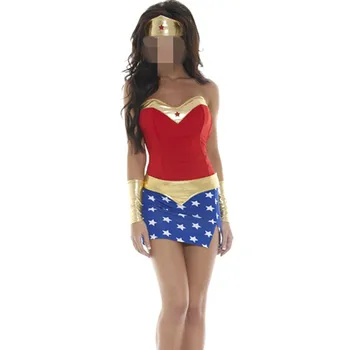 Cheap Sexy Women Cosplay Costumes Red Sexy Wonder Girl Costume Adult Fantasias Superhero Halloween Costumes For Women
Cheap Sexy Women Cosplay Costumes Red Sexy Wonder Girl Costume Adult Fantasias Superhero Halloween Costumes For Women