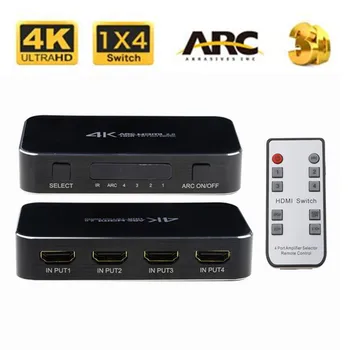 KEBIDU HDMI Switcher Audio Extractor ARC 4 In 1 Out HDMI Switch 2.0 4K 60HZ HDR HDMI Splitter Switch & IR Control For HDTV PS4
KEBIDU HDMI Switcher Audio Extractor ARC 4 In 1 Out HDMI Switch 2.0 4K 60HZ HDR HDMI Splitter Switch & IR Control For HDTV PS4