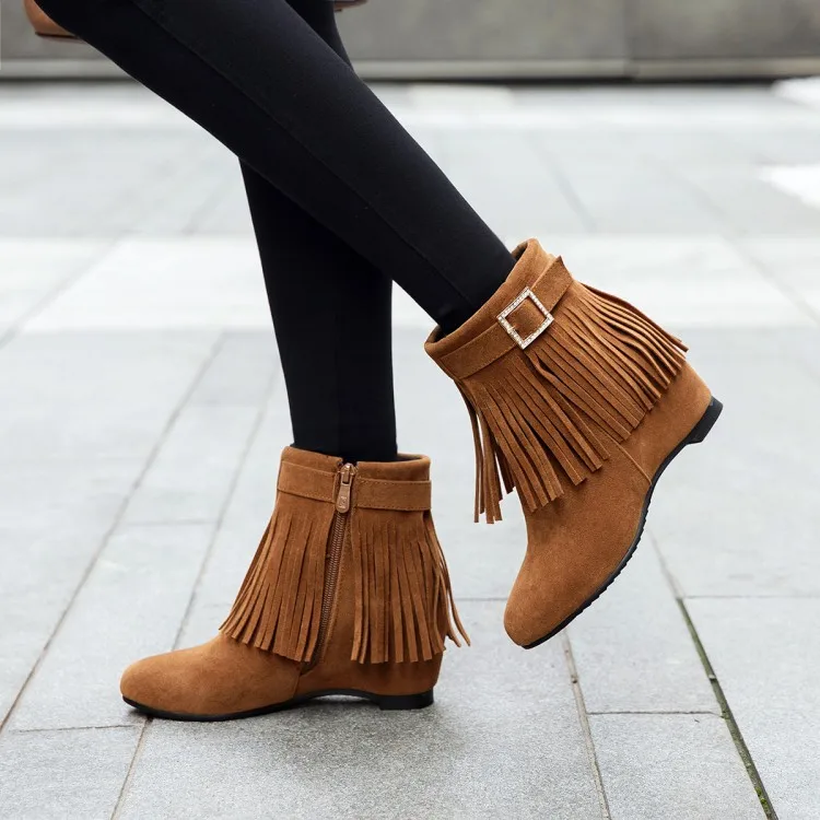 Big Size11 12 13 Sweet Bohemian Liusu Boots Fashionable Increase High School Boots with Belt Buckles
Big Size11 12 13 Sweet Bohemian Liusu Boots Fashionable Increase High School Boots with Belt Buckles