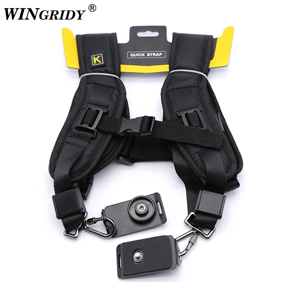 Black Professional universal portable Safe Double Shoulder quick strap Belt Sling camera bag wrist strap for Canon EOS Nikon
Black Professional universal portable Safe Double Shoulder quick strap Belt Sling camera bag wrist strap for Canon EOS Nikon