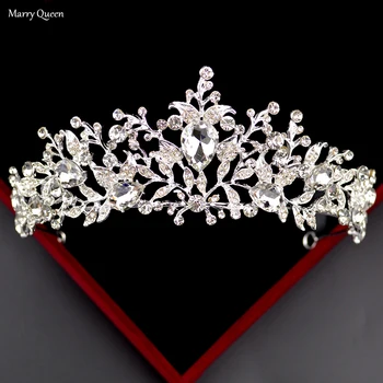 Japan And South Korea Wind Leaf Shape Fashion Rhinestone Crown Handmade Crystal Gold And Silver Bride Wedding Headdress
Japan And South Korea Wind Leaf Shape Fashion Rhinestone Crown Handmade Crystal Gold And Silver Bride Wedding Headdress