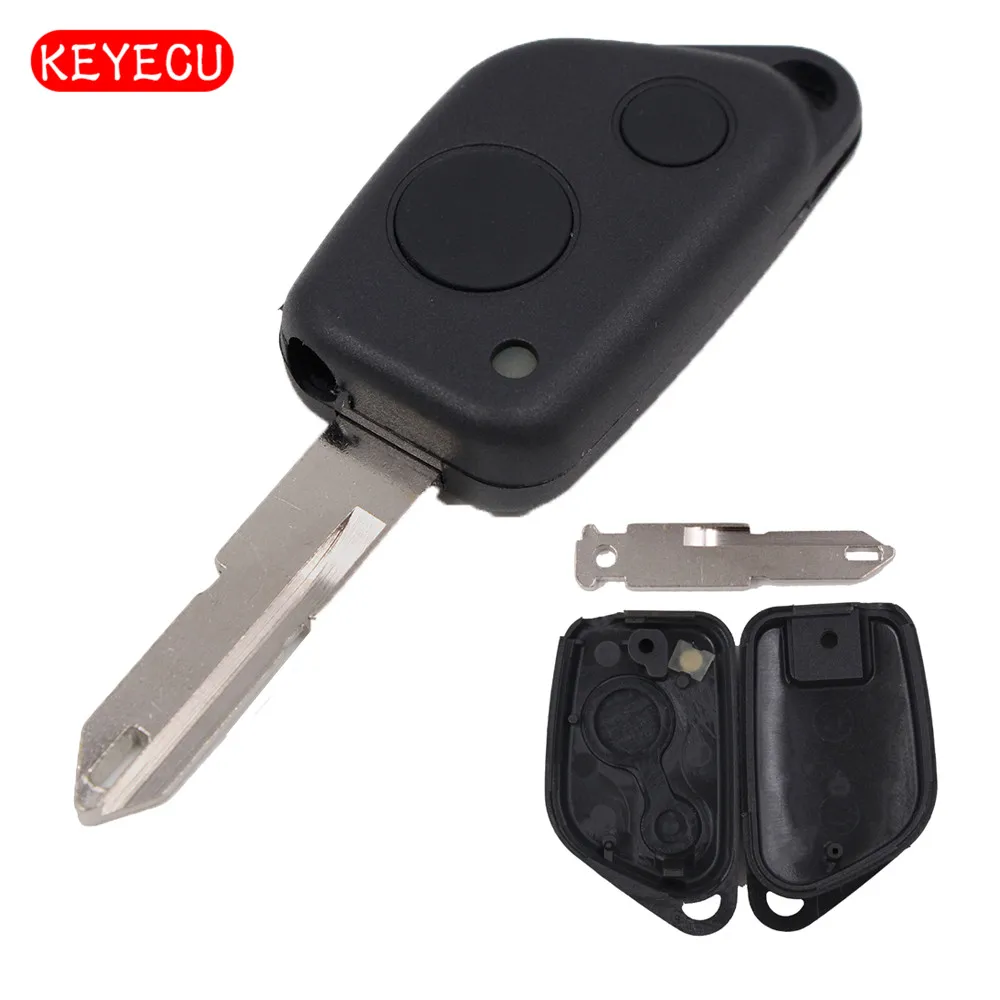 Keyecu Remote Key Shell Case for 2 Button for Peugeot 106 205 206 306 307 405 406 Uncut Blade 206 Blade
Keyecu Remote Key Shell Case for 2 Button for Peugeot 106 205 206 306 307 405 406 Uncut Blade 206 Blade