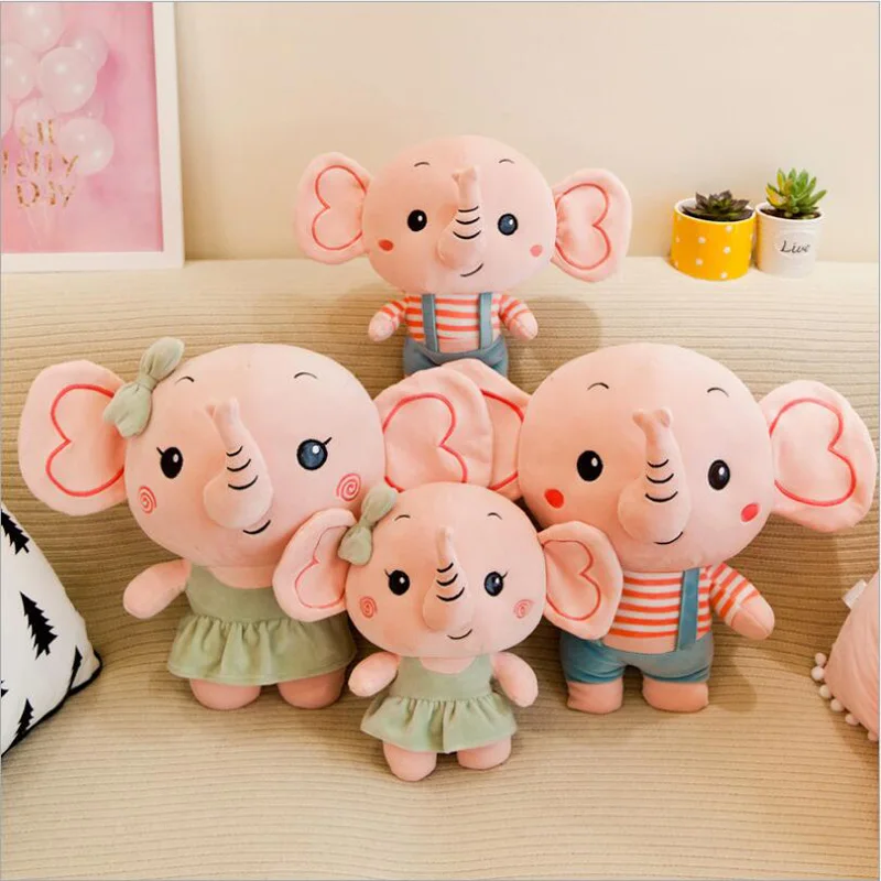 Cute Cartoon Couple Small Elephant Plush Toys Stuffed Animal Soft Plush Doll Toy Children Soothe Doll Baby Toys
Cute Cartoon Couple Small Elephant Plush Toys Stuffed Animal Soft Plush Doll Toy Children Soothe Doll Baby Toys