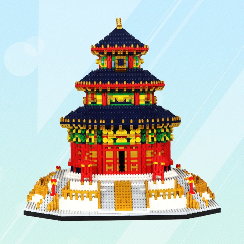 New Small Particle Children's Jigsaw Toy Beijing Temple of Heaven Design Building Block 66525
New Small Particle Children's Jigsaw Toy Beijing Temple of Heaven Design Building Block 66525