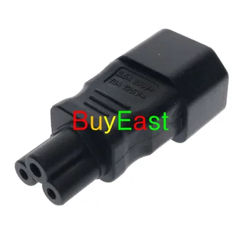 Lot 2 IEC320 C14 to C5 pdu UPS plug female Power adapter PLUG CONVERTER C5 to C14 Black Color
Lot 2 IEC320 C14 to C5 pdu UPS plug female Power adapter PLUG CONVERTER C5 to C14 Black Color