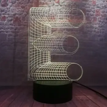 Flash Letter E Model 3D Illusion Nightlight LED 7 Colors Change Light Desk Light-up Toys 
Flash Letter E Model 3D Illusion Nightlight LED 7 Colors Change Light Desk Light-up Toys